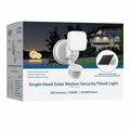 Complete Athlete 8W Motion-Sensing Solar Powered LED Security Floodlight - White CO3306925